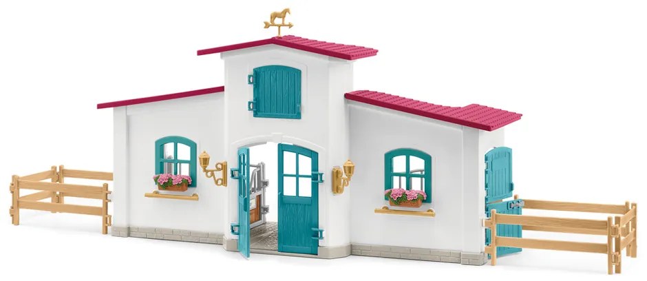 Grajd cu accesorii Schleich 42567 new, la lac