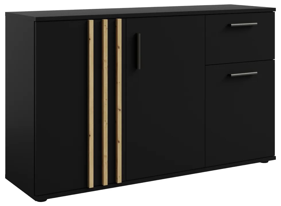 Comodă TOLIS 3D1S, negru