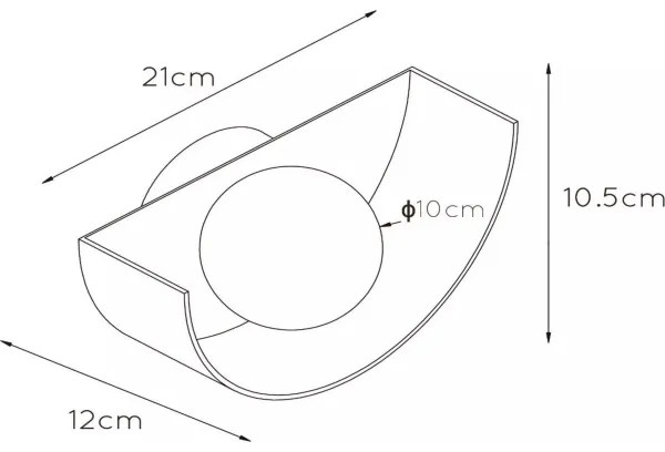 Aplică Lucide 45201/01/33 BENNI 1xG9/28W/230V