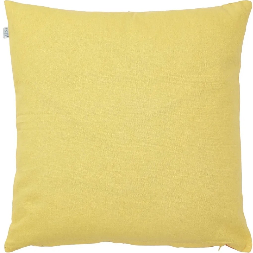Husa decorativa pentru perna KARKIN YELLOW 45x45 cm, galben