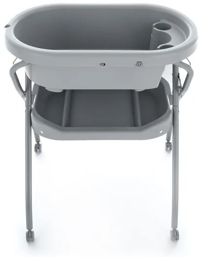 Masă de înfășat cu cădiță PETITE&MARS SPA 3 în 1 gri