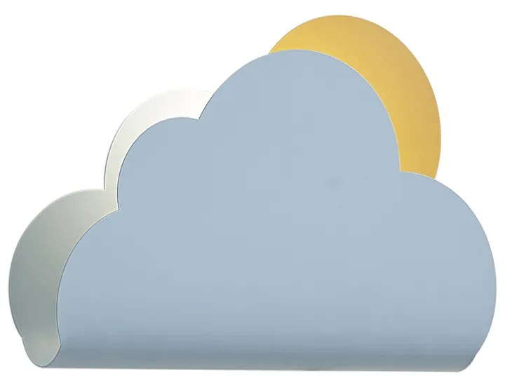 Lampă de perete pentru copii nor albastru cu soare - Cloudy