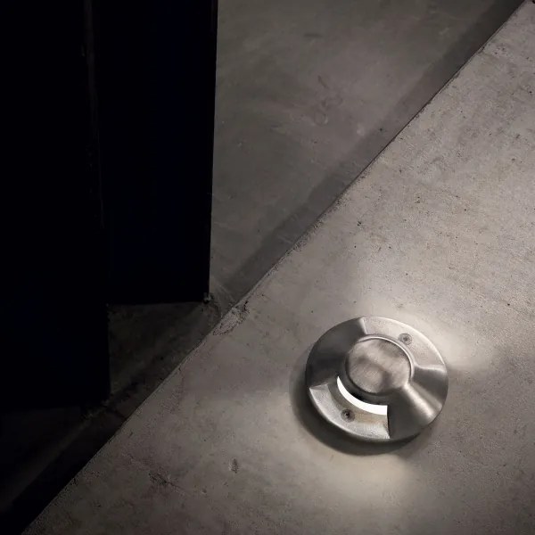 Ideal Lux - Lampă LED îngropată ROCKET, 3W, 230V, CRI 90, IP67, crom mat