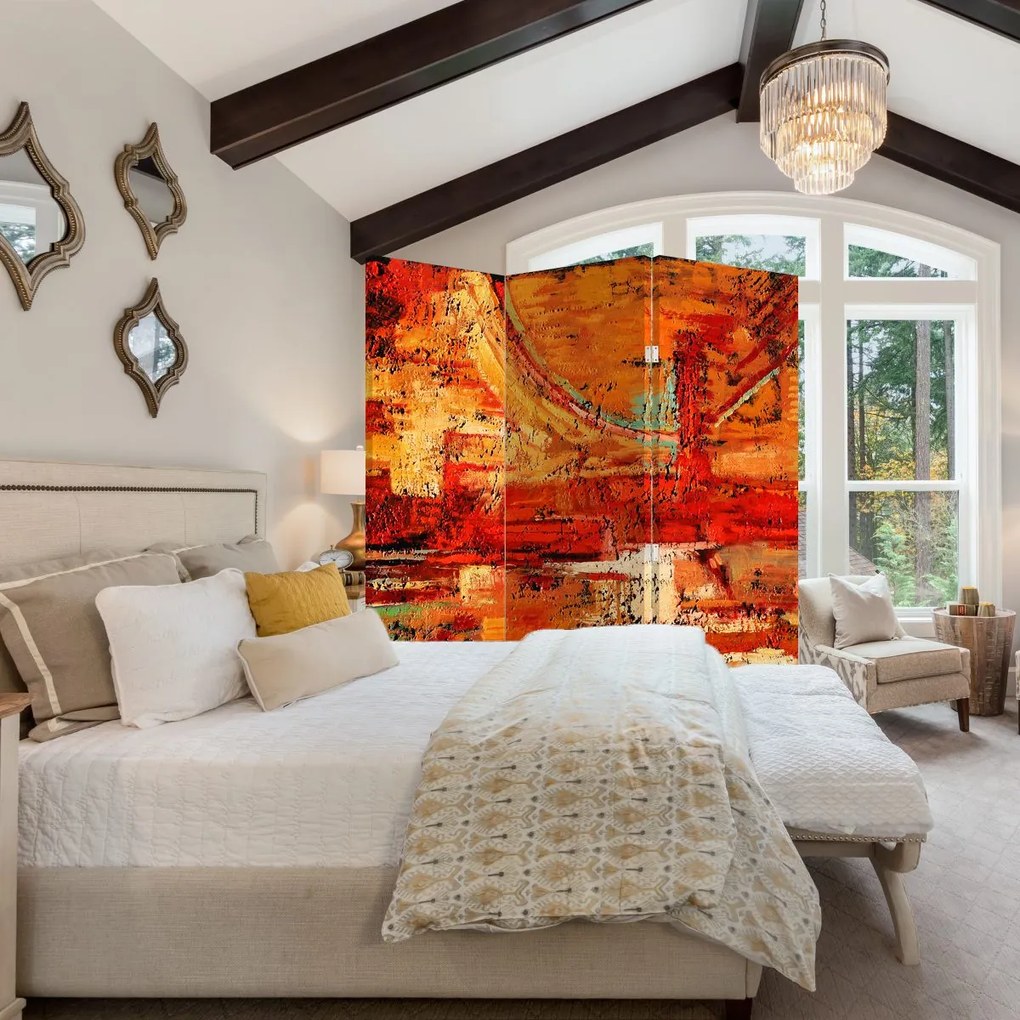 Paravan - Pictură pe pereți (126x170 cm)