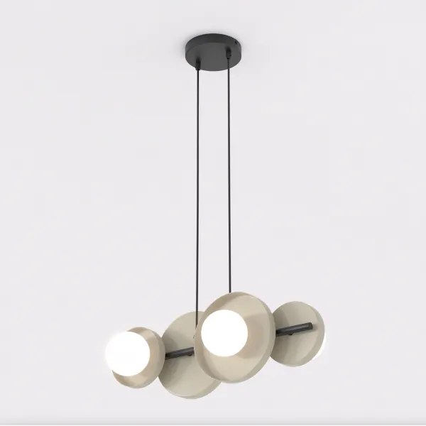 Lustru suspendat cu cablu, model 4xG9/8W/230V, bej