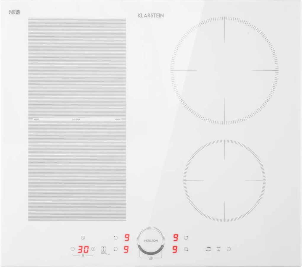 Klarstein Delicatessa 60 Hybrid, plita încorporabila, cu inductie, 4 zone, 7000 W