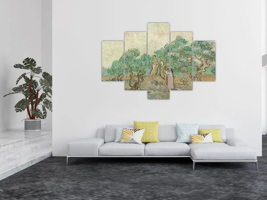 Tablou - Vincent van Gogh, The Olive Orchard, reproducere (150x105 cm)
