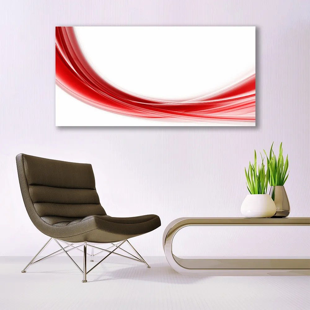 Tablouri acrilice Abstract Art Red White