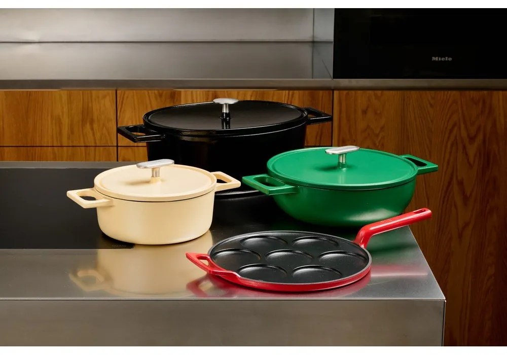 Tigaie cu capac din fontă ø 26 cm tegame Mattia 3.0 – FABINI