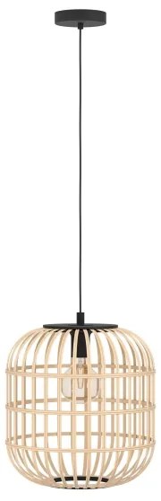 Eglo 43216 - Lustră pe cablu BORDESLEY 1xE27/28W/230V