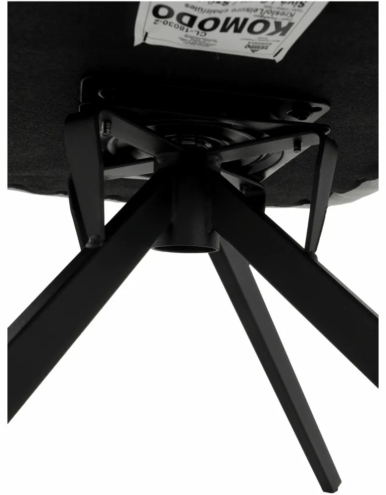 Scaun pivotant KOMODO, gri