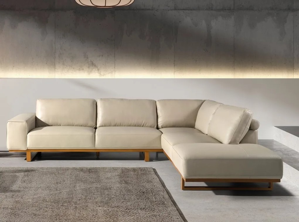 Coltar dreapta LUX design italian Cowhide sand