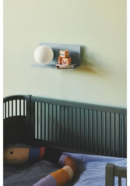 Aplică cu raft Nordlux LILIBETH 1xE14/25W/230V albastru