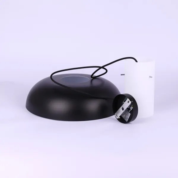 Globo 15755S - Lustră suspendată pe cablu LOWE 1xE27/60W/230V negru