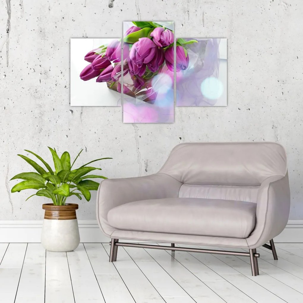 Tablou - buchet de lalele (90x60 cm)