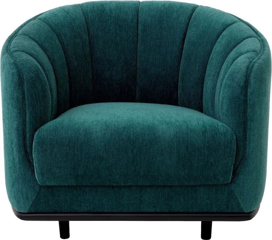 Fotoliu modern design LUX Agostino, Pavililon sea green