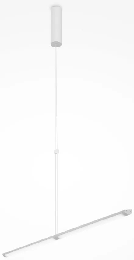Lustra LED, pendul design modern Supersymmetry alb 88,6cm