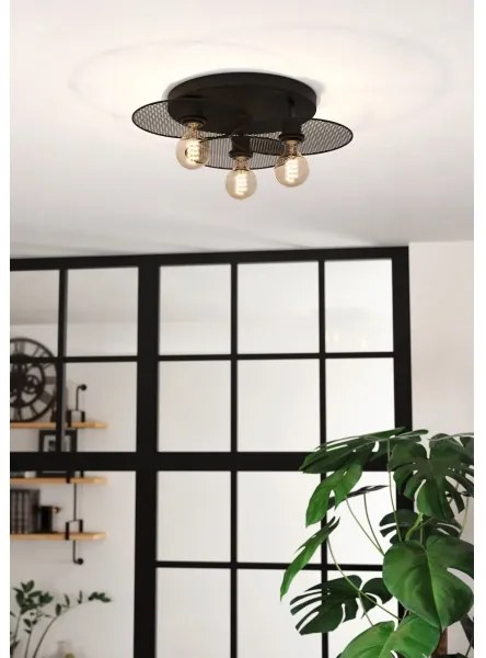 Plafonieră Eglo 43728 IKESTON 3xE27/40W/230V