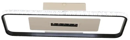 Plafonieră LED dimabilă LED/75W/230V 3000-6500K alb/negru + telecomandă