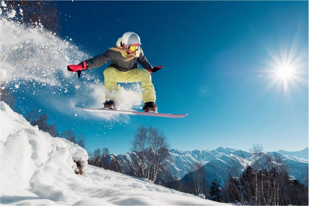 Tablou - Snowboarder (90x60 cm)