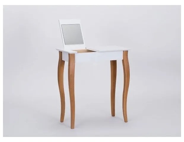 Măsuță de toaletă cu oglindă Ragaba Dressing Table, lungime 65 cm, albă