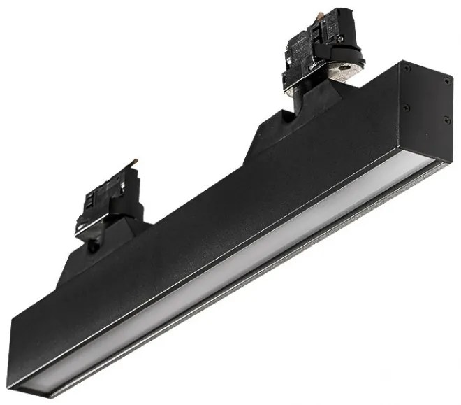 Spot LED directionabil pe sina LINNEA 57 TRACK 3Line CCT 24W negru