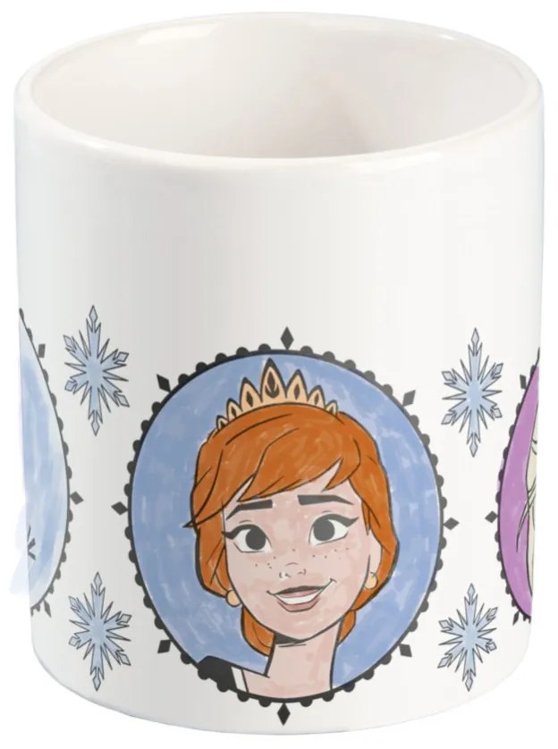 Disney Regatul de gheață Destiny cană din porțelan de pictat 235 ml Cutie Cadou