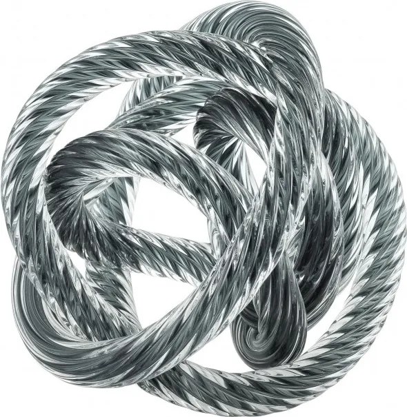 Obiect decorativ LUX Dominico M, diam.15cm gri 113528 HZ