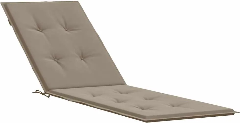 vidaXL Pernă de șezlong, gri taupe, (75+105)x50x4 cm
