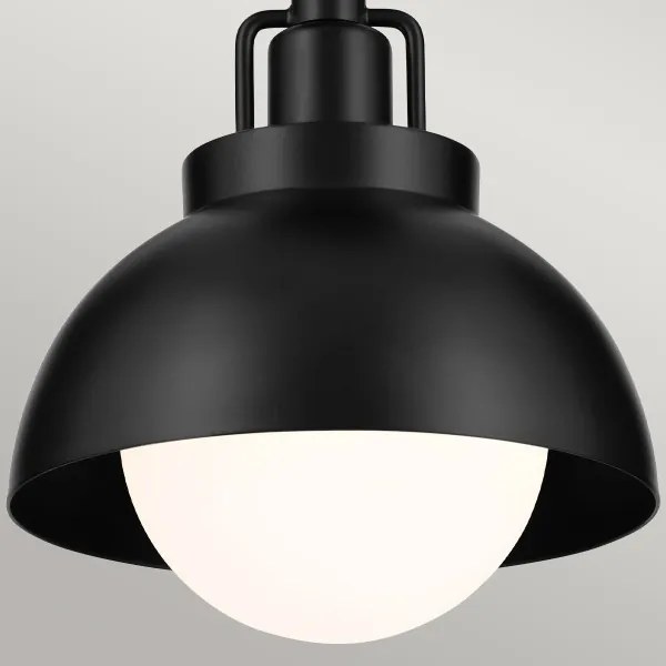Lampă de perete Kichler KL-NIVA-1W-1P-BK NIVA 1xE27/40W/230V negru