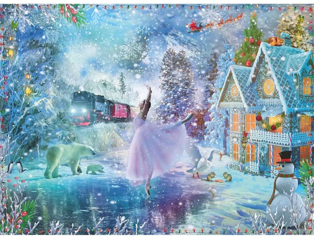 PUZZLE TARAMUL IERNII, 300 PIESE - RAVENSBURGER (RVSPC13299)