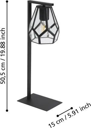 Lampă de masă MARDYKE 1xE27/40W/230V Eglo 43646