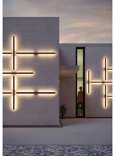 Aplică LED de exterior Redo 90622 REFLEXA LED/20W/230V 3000K IP54 maro