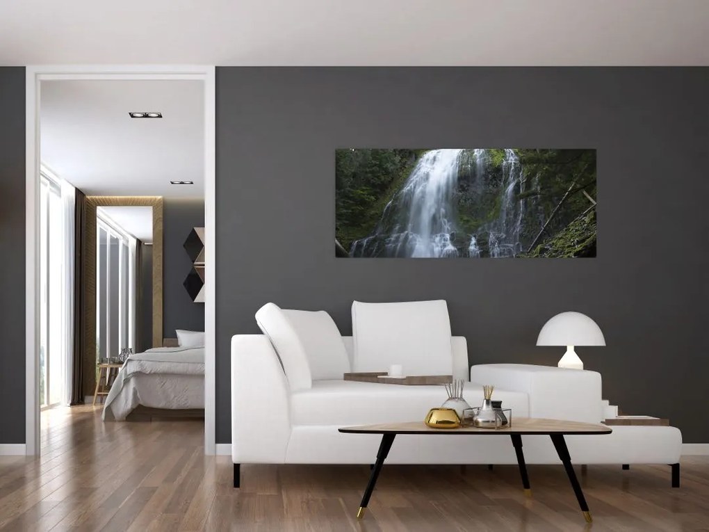 Tablou cu cascadă (120x50 cm)