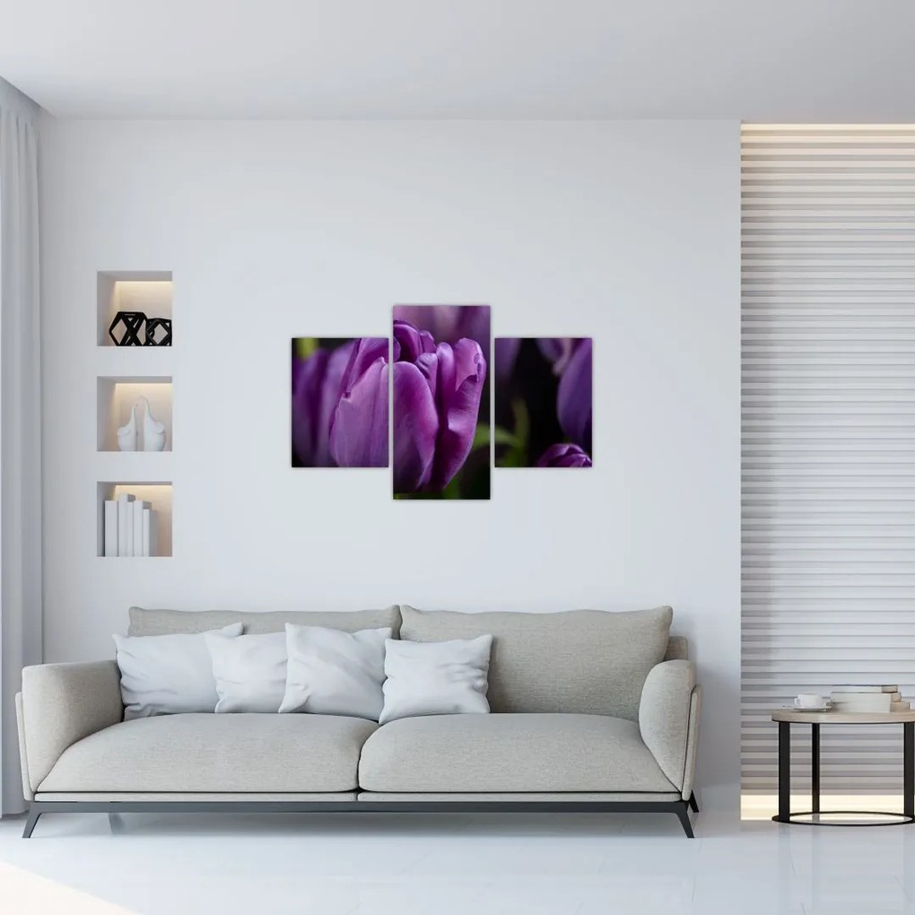 Tablou cu flori de lalele (90x60 cm)