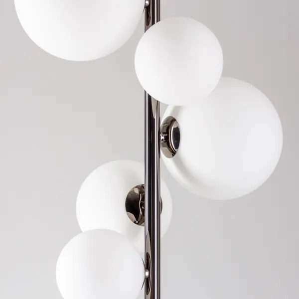 Brilagi - Lampadar LED MILLA 7xG9/3W/230V crom negru/alb