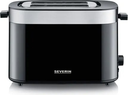 Severin AT 9264 - Prăjitor de pâine cu două fante 800W/230V inox/negru