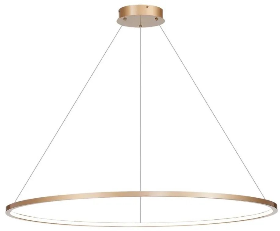 Lustr LED SATURNO 65W 230V pr. 120 cm IP44 auriu