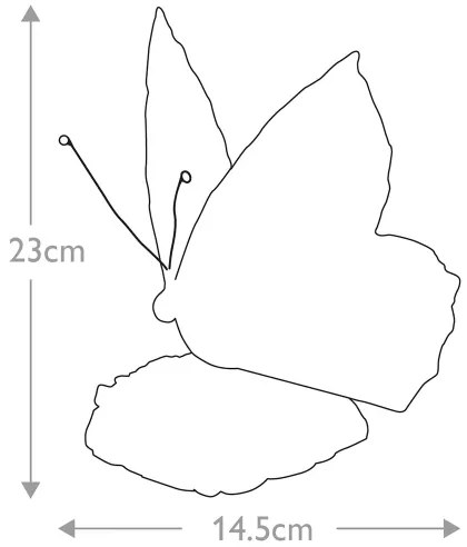 Elstead QZ-OBUTTERFLY-TL - Lampă LED decorativă TIFFANY 1xG9/3W/12/230V fluture