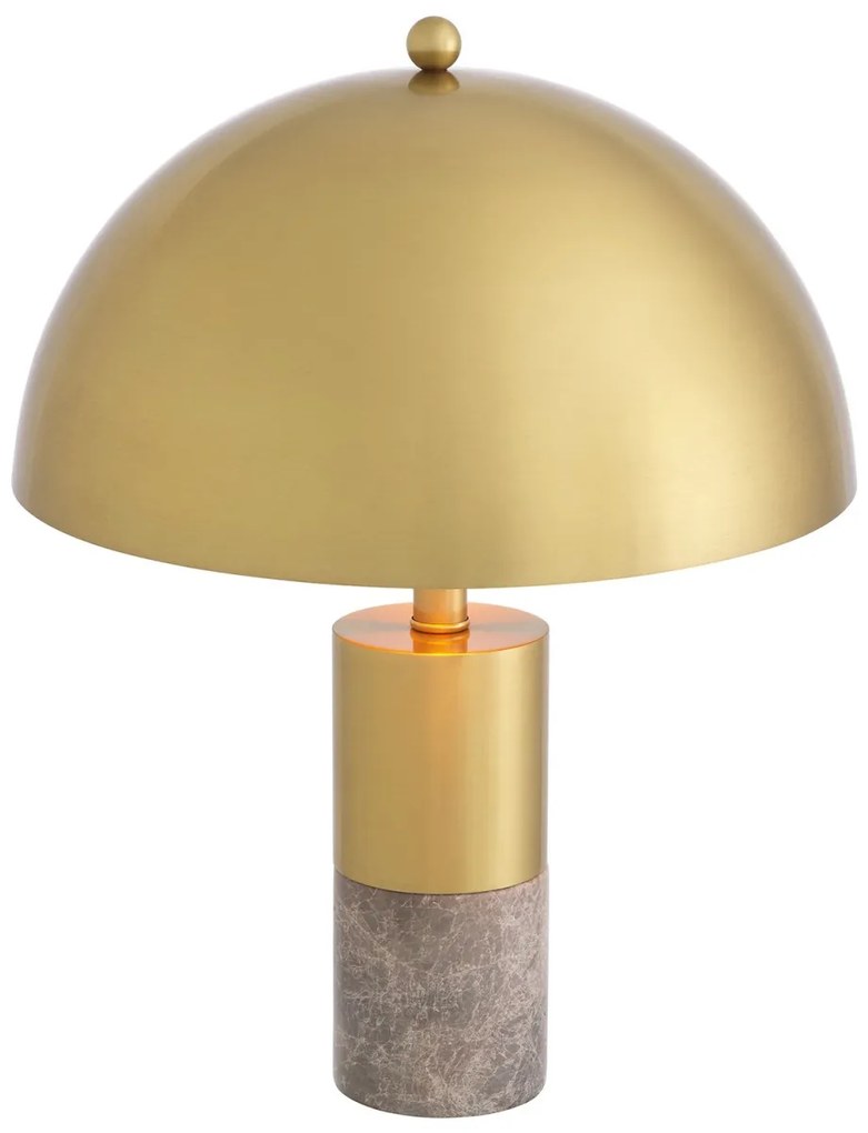 Veioza design LUX marmura gri/ metal alama Flair M