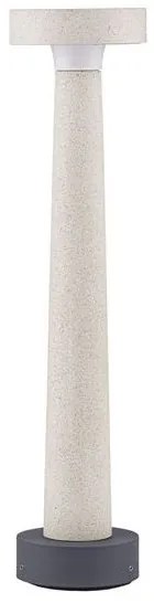 Stalp LED din ciment pentru exterior IP65 Cram White H-50cm