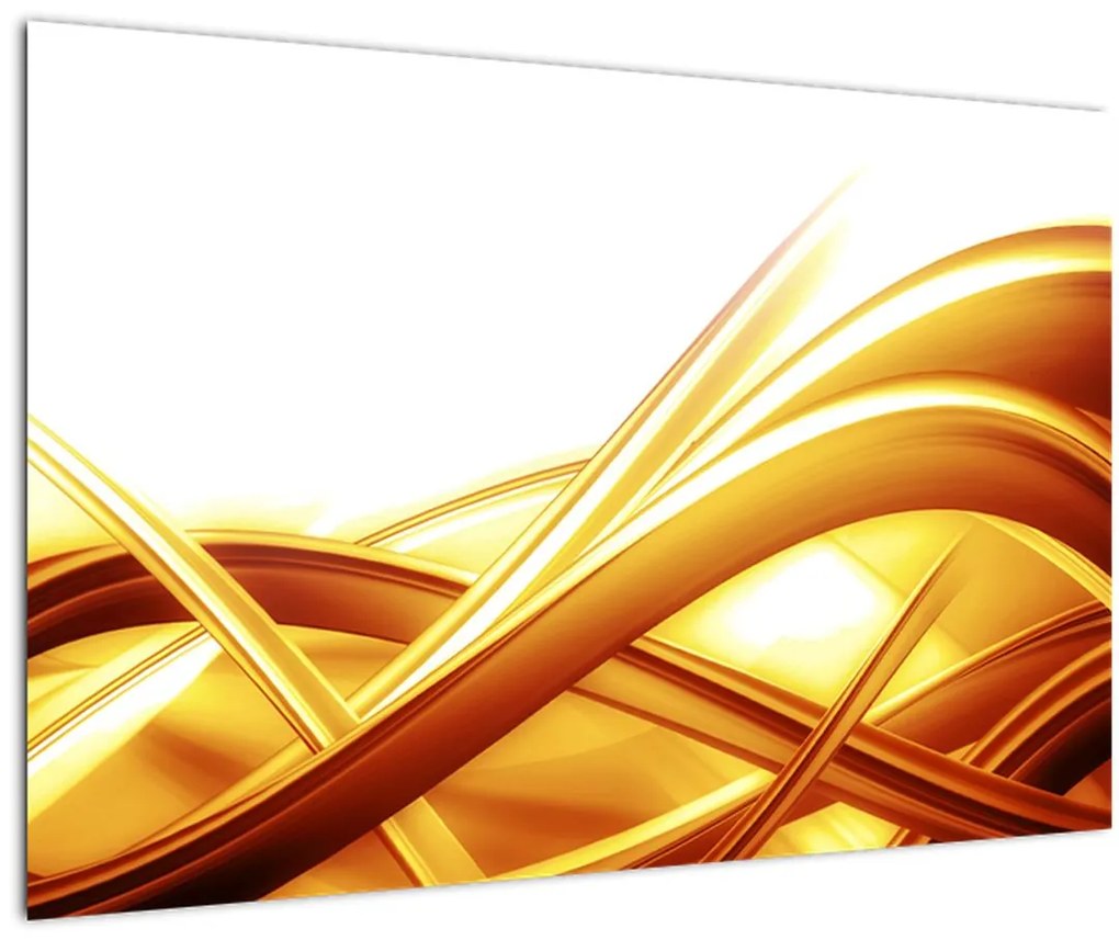 Tablou - Abstrac galben (90x60 cm)