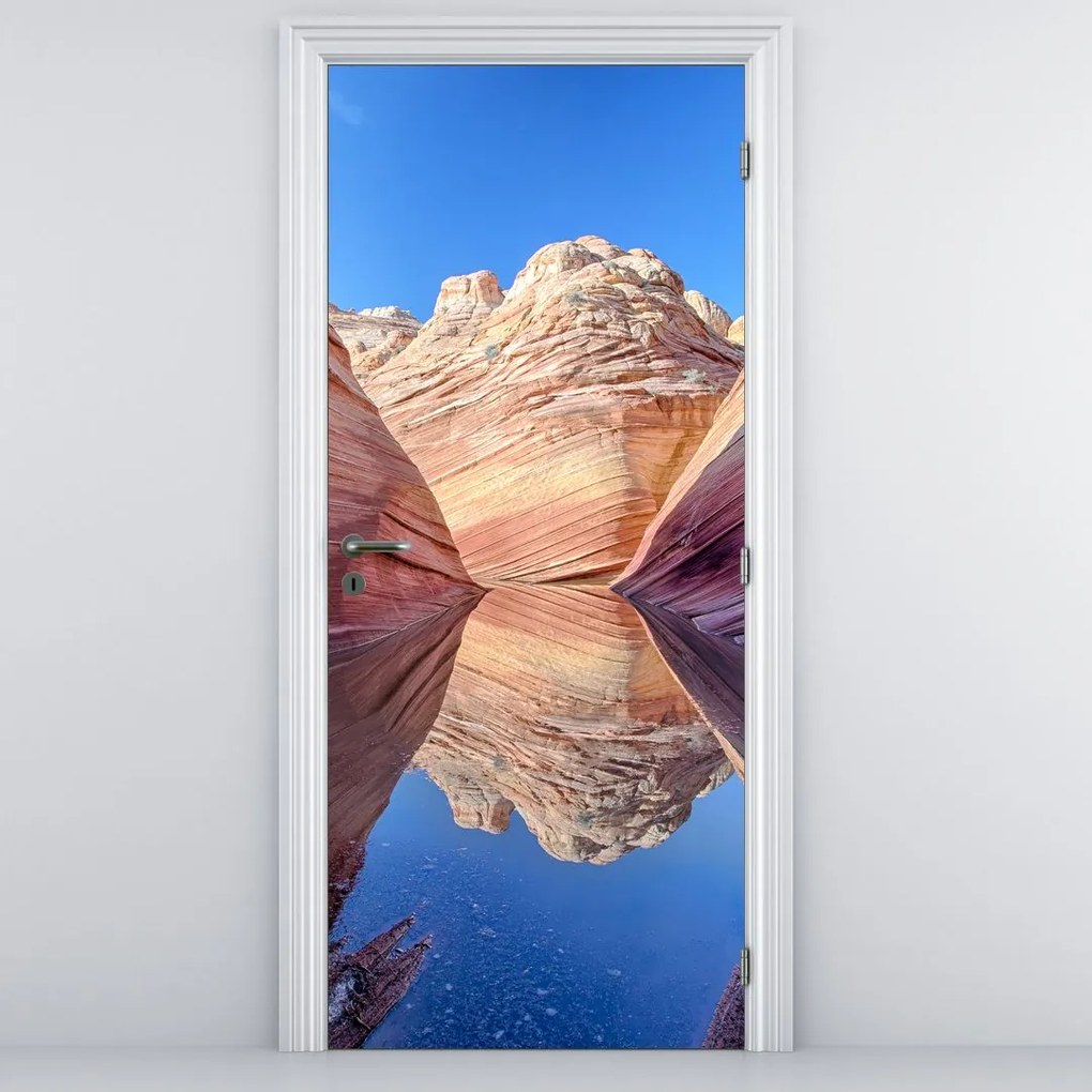 Fototapet pentru ușă - Valuri din Arizona (95x205cm)