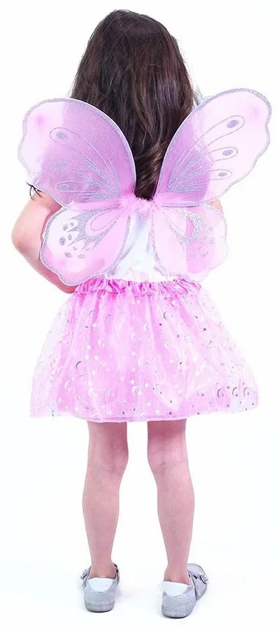 Costum Rappa Tutu roz fluture, 3 buc