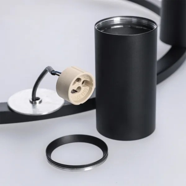 BRILAGI - Lustră suspendată cu cablu SELE 6xGU10/30W/230V neagră