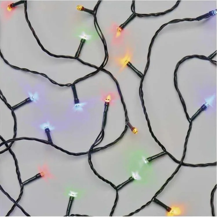 Ghirlandă luminoasă LED de exterior pentru Crăciun 180xLED/23m IP44 multicolor