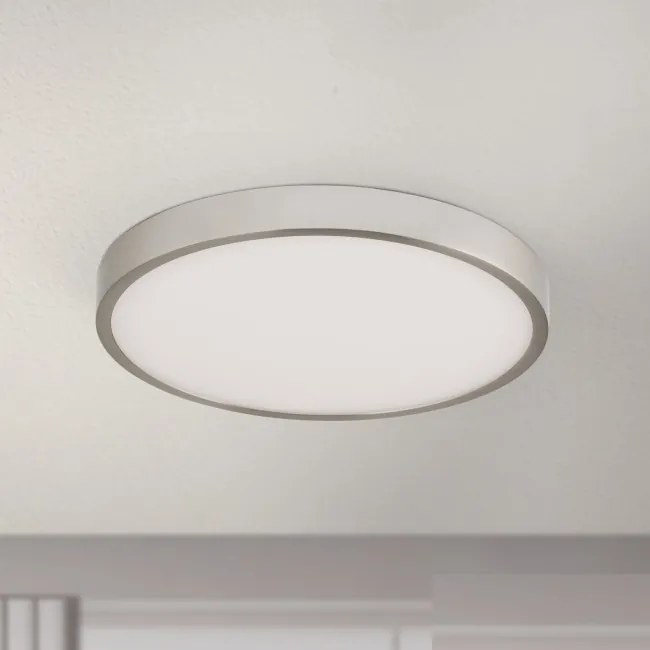 Plafoniera LED Bully 24cm satin chrome