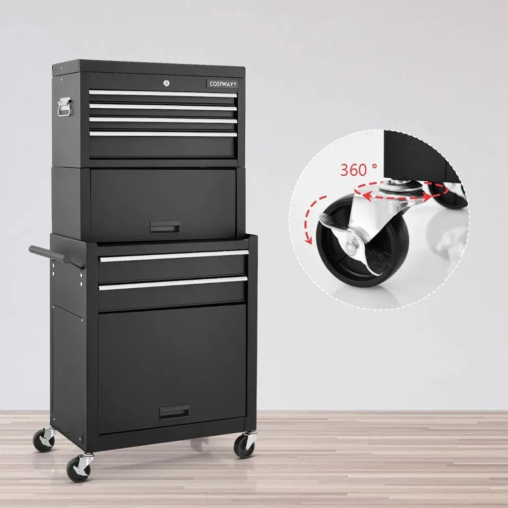 Cutie de scule mobilă 2 în 1