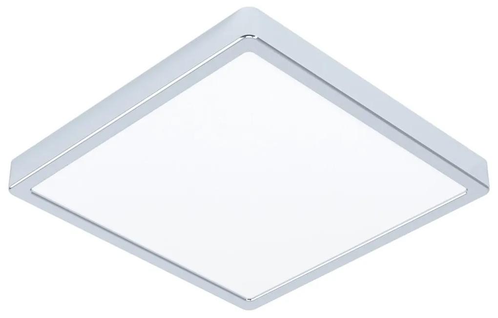 Plafoniera LED pentru baie design modern IP44 Fueva 5 crom 28,5x28,5cm