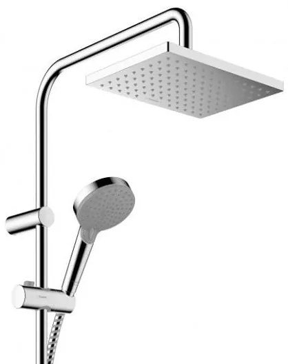 Sistem dus Hansgrohe Vernis Shape 230, 1 jet Reno, fara baterie, crom - 26282000